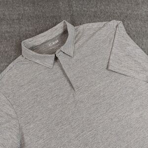 01.Algo Performance Polo Shirt Men's XL Gray Golf Short Sleeve UV SPF 40